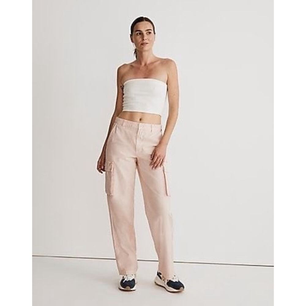Madewell Garment-Dyed Low-Slung Straight Cargo Pants Size 33